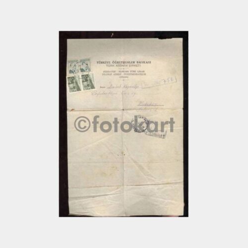 1959 Öğretmenler Bankası 3 Adet Belge