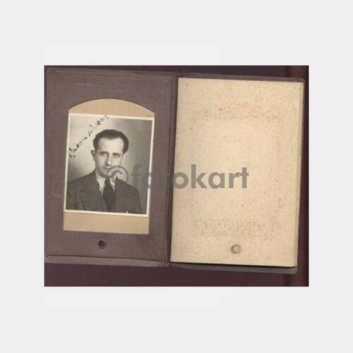 1935 Prag Çalışma Belgesi Kartı - Görsel 2