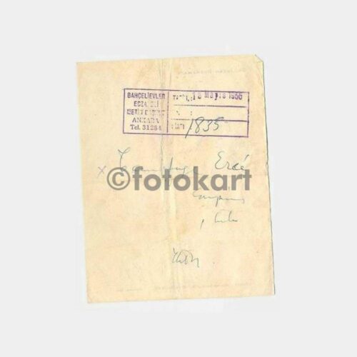 1955 Dr. İhsan Doğramacı Doktor Reçete - Görsel 2