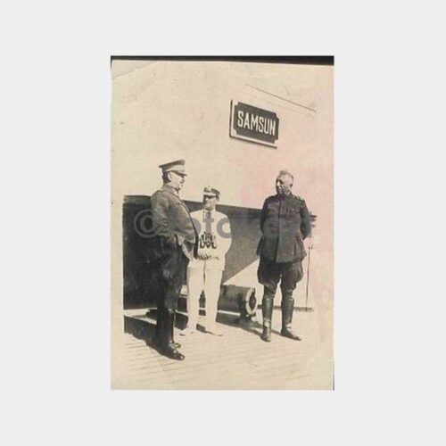 Samsun Gemisinde Paşalar Nadir Fotoğraf
