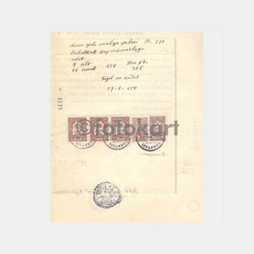 1935 Arsa Satış Sözleşmesi Noter Belgesi - Görsel 2
