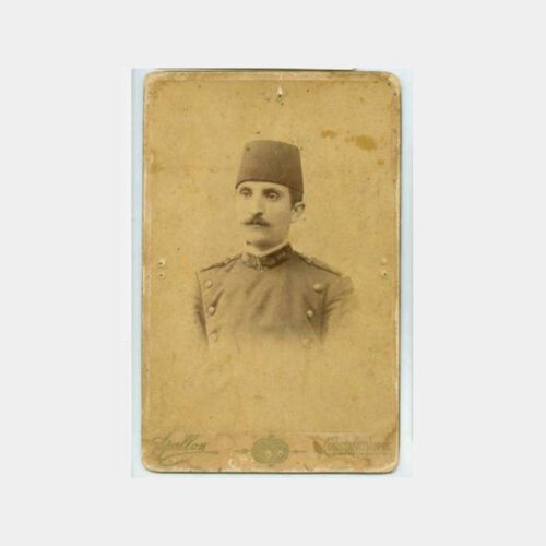 1910 Photo Apollon Subay Fesli Kabinet Fotoğraf