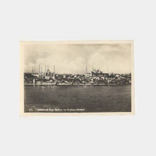 Sultanahmet ve Ayasofya Sahilden Görünüş Fotokart
