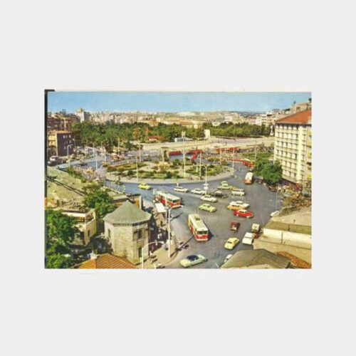 İstanbul Taksim Meydanı Görünüş Kartpostal