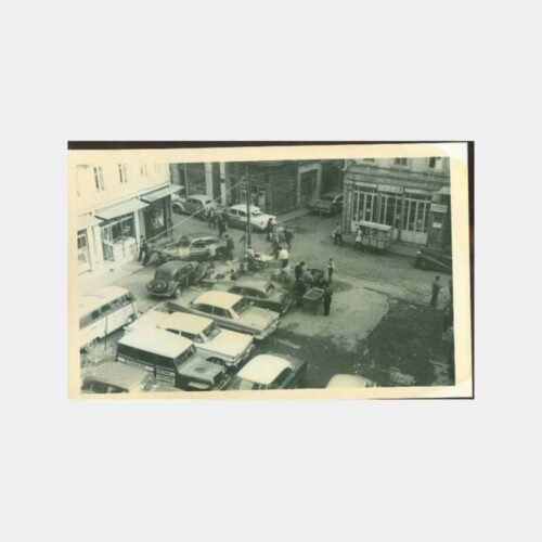 1961 İstanbul Taksim Divan Oteli Kavşağı Fotoğraf