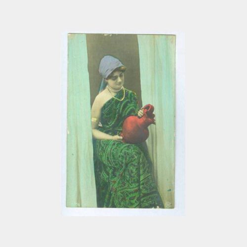1908 Tarabya Damgalı Fantazi Kadın Kartpostal