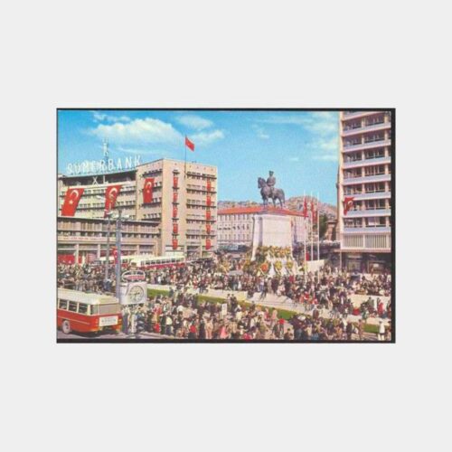 Ankara Ulus Bayram Kutlama Kartpostal