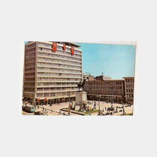 1971 Ankara Ulus Meydanı Kartpostal