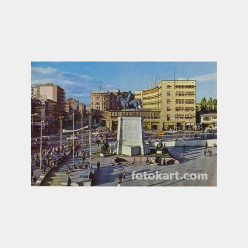 Ankara Ulus Meydanı Görünüş Kartpostal