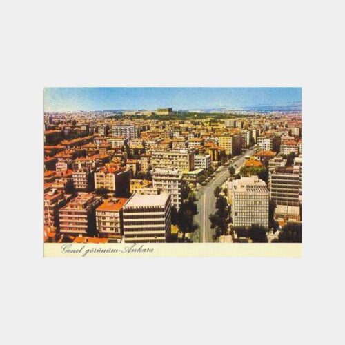 Ankara Yenişehir Genel Görünüm Kartpostal