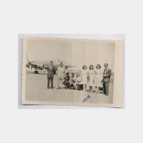 1948 Yeşilköy Havaalanı Uçak ve Grup Fotoğraf