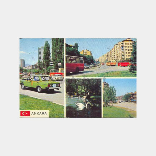 Ankara Dört Görünüm Kartpostal