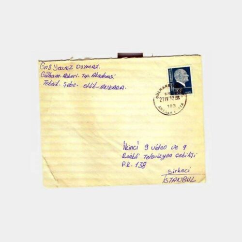 1982 Ata Posta Pullu ve Damgalı Zarf