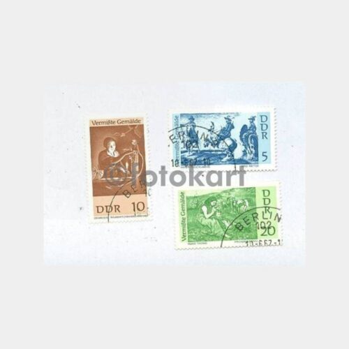 1964 Doğu Alman Tablo Tematik Pulları