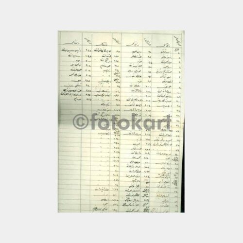 1926 Osmanlıca Arsa Tapu Sözleşmesi Belge