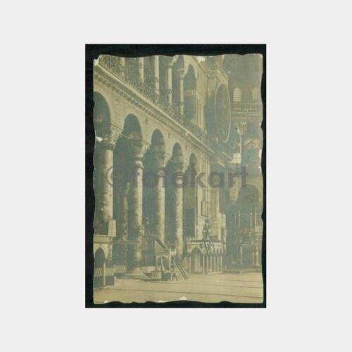 1930 Ayasofya Camii İçinden Görünüş Kartpostal