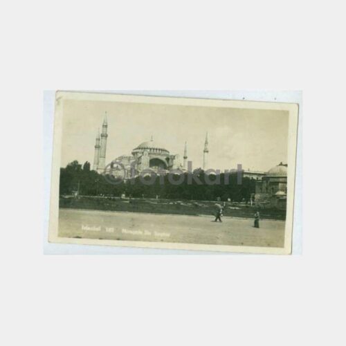 1930 Ayasofya Camii Konulu Kartpostal