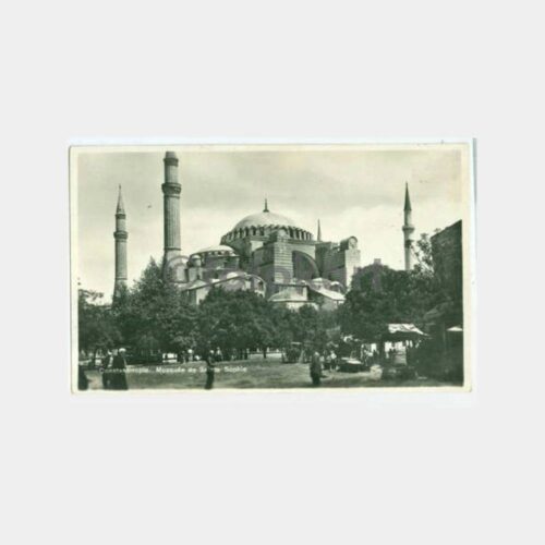 1920 Ayasofya Camii Konulu Kartpostal
