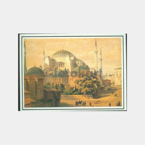 Ayasofya Görünüş Tablo Kartpostal
