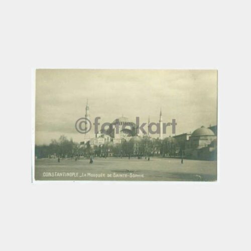 1930 Ayasofya Meydanı Görünüş Kartpostal