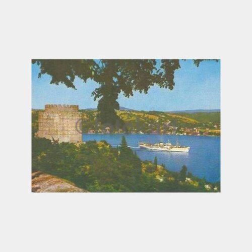 Boğaziçi Rumelihisarı ve Gemi Kartpostal