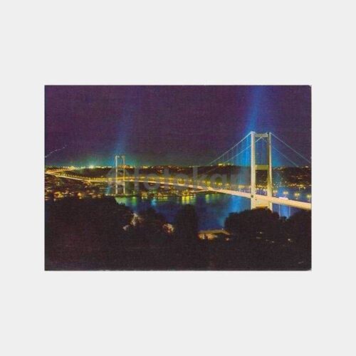 Boğaziçi Köprüsü Gece Görünüm Kartpostal