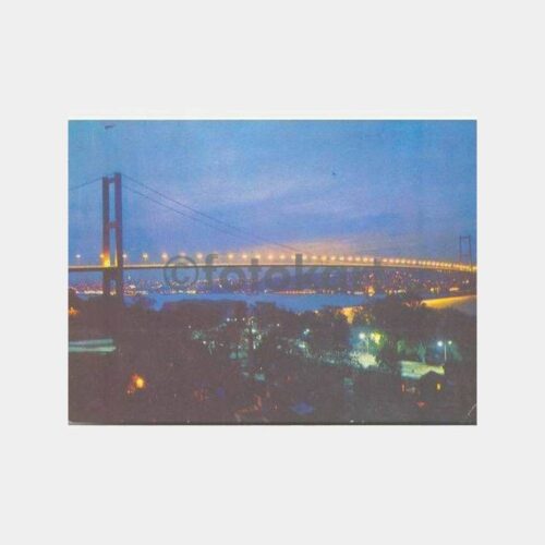Boğaziçi Köprüsü Gece Görünüm Kartpostal