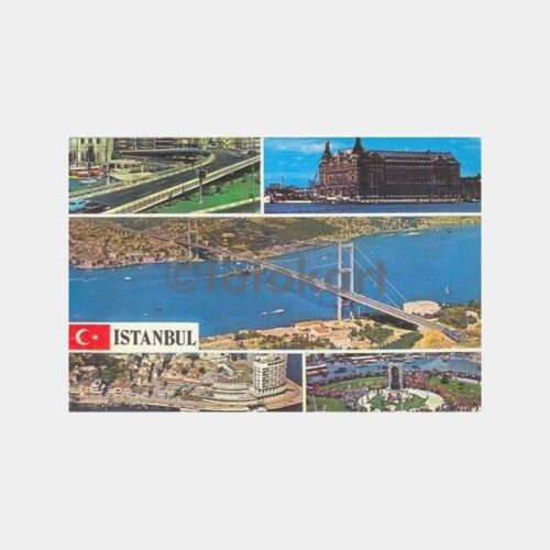 İstanbul Boğaziçi Köprüsü 5 Görünüm Kartpostal