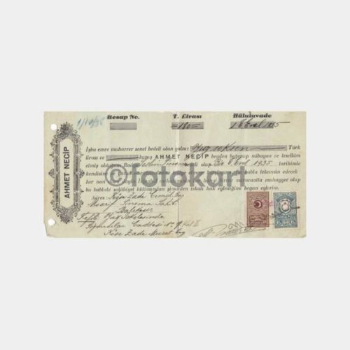 1935 Borç Senedi Finans Belgesi