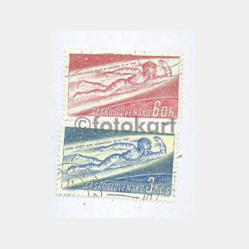 1962 Çekoslovakya Uzay Konulu Pullar