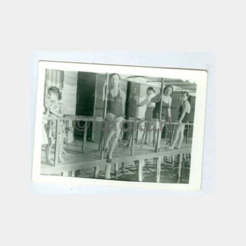 1940 Deniz Hamamı Plaj Konulu Fotoğraf