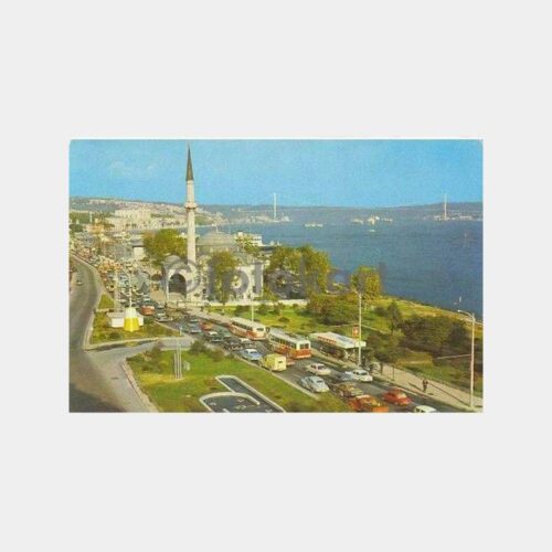 Fındıklı Dolmabahçe Sarayı ve Boğaziçi Görünüm Kartpostal