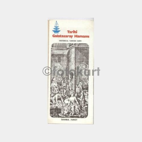 1970 Tarihi Galatasaray Hamamı Turistik Broşürü