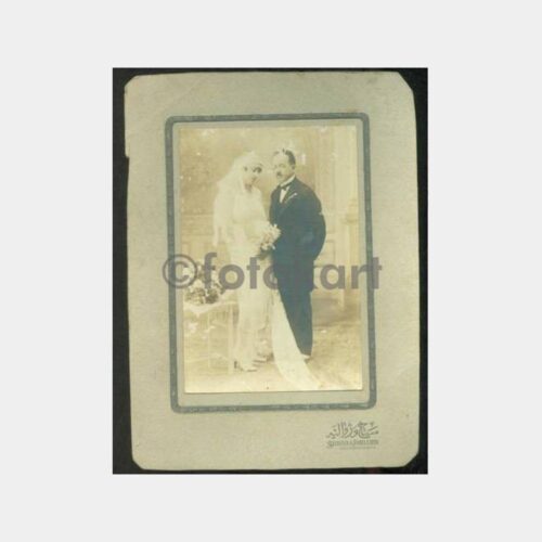 1900 Sebah & Joaillier Gelin Damat Fotoğraf