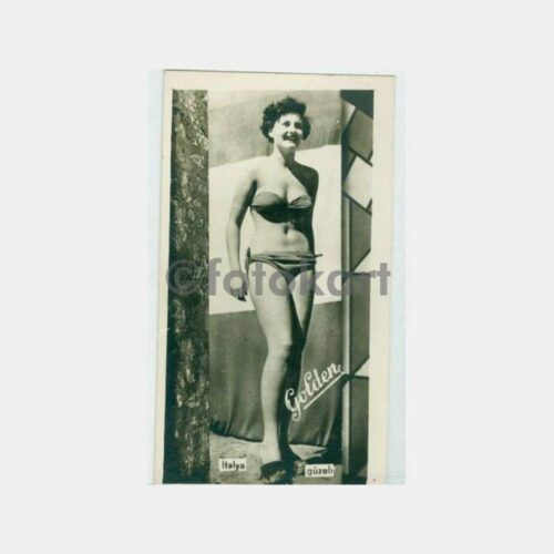 1950 Golden Çikolata Artist Kartpostal