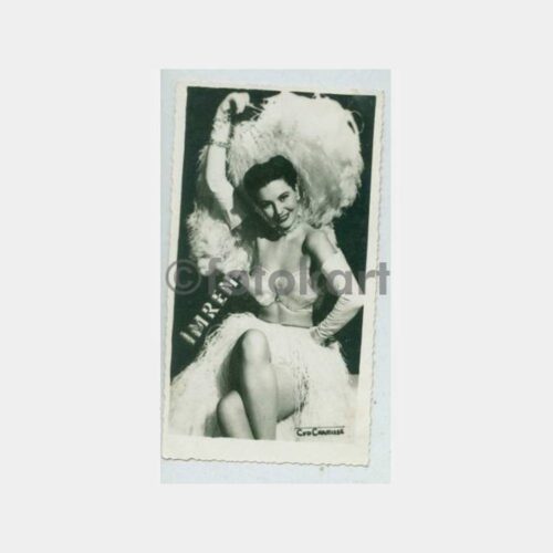 1940 İmren Çikolata Artist Kartpostal