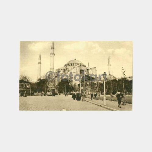 1924 İpekçi Kardeşler İstanbul Ayasofya Kartpostal