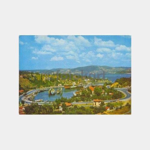 İstinye Koyu Boğaziçi Gemiler Kartpostal