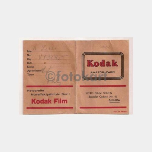 Kodak Eski Fotoğraf Saklama Zarfı