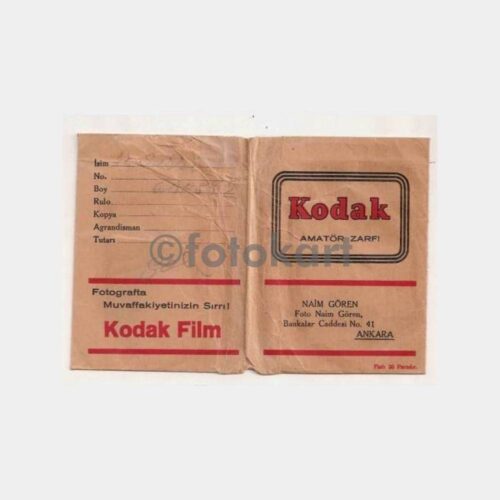 Kodak Eski Fotoğraf Saklama Zarfı