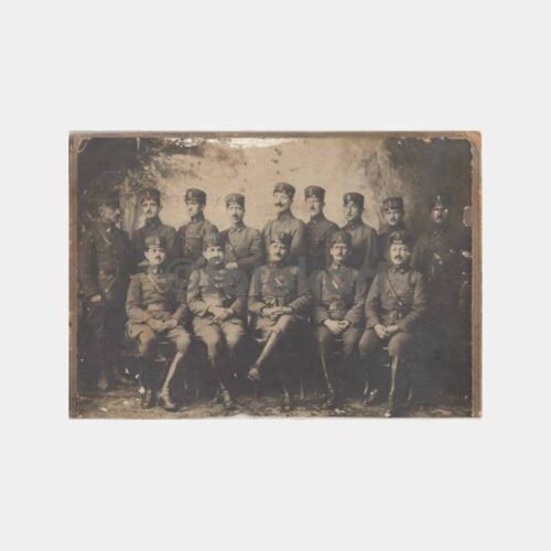1918 Kurtuluş Savaşı Subay Asker Grup Fotoğraf