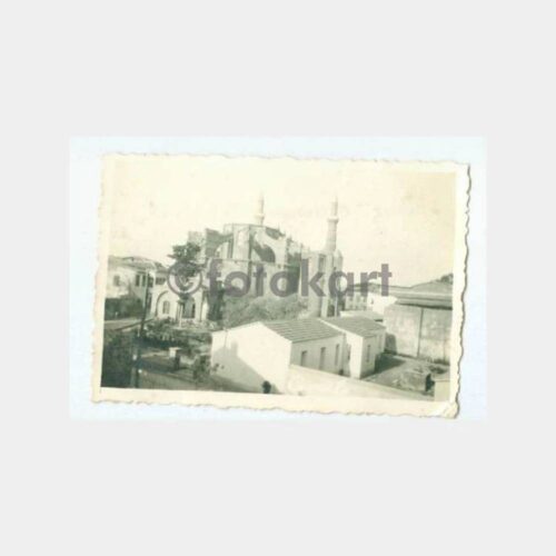 1934 Kıbrıs Lefkoşa Selimiye Cami Ayasofya Fotoğraf