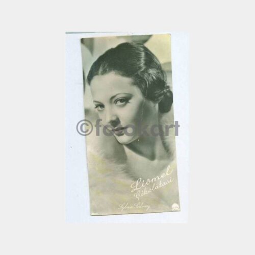 1940 Lionel Çikolata Sylvia Sidney Artist Kartı