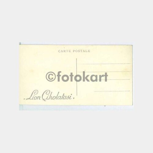 1933 Macaristan Güzeli Lion Çikolata Kartı - Görsel 2