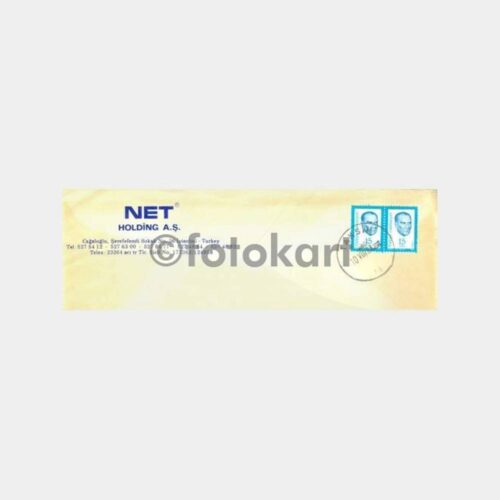 1984 PTT Taksim Posta Damgalı Zarf Net Holding