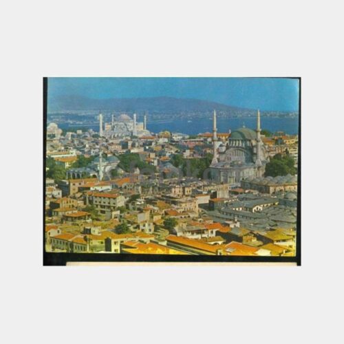 1968 Nuruosmaniye Ayasofya Marmara Görünüm Kartpostal
