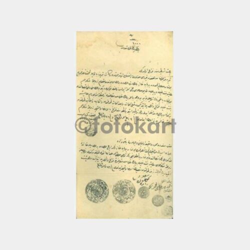 1903 Osmanlıca Çok Mühürlü Belge
