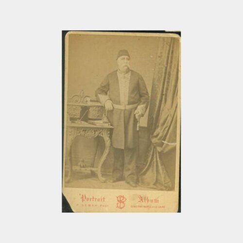 1880 Pascal Sebah Stüdyoları Paşa Konulu Fotoğraf
