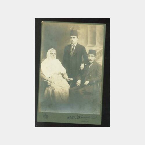 1911 Rusçuk Kabinet Aile Fotoğraf