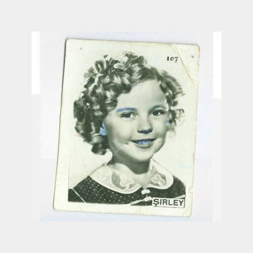 Çocuk Artist Shirley Temple Şirley Çikolata Kartı